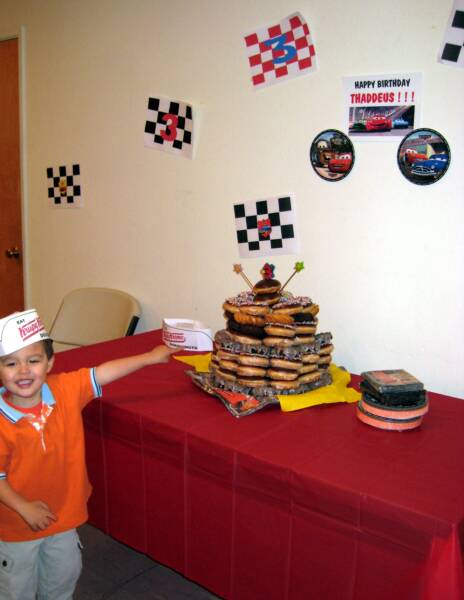 special bday tires cake!